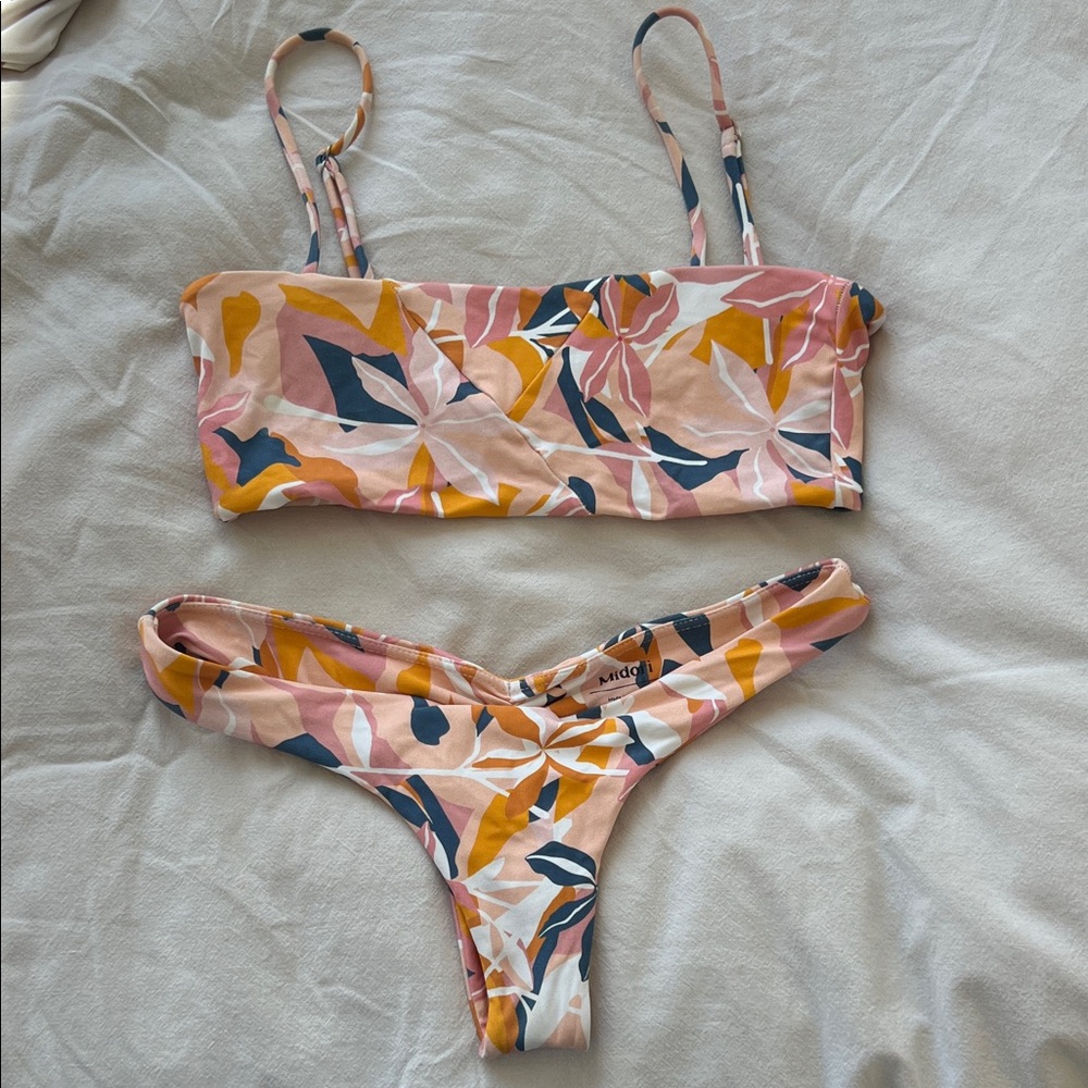 Midori Multicolor Abstract Bikini